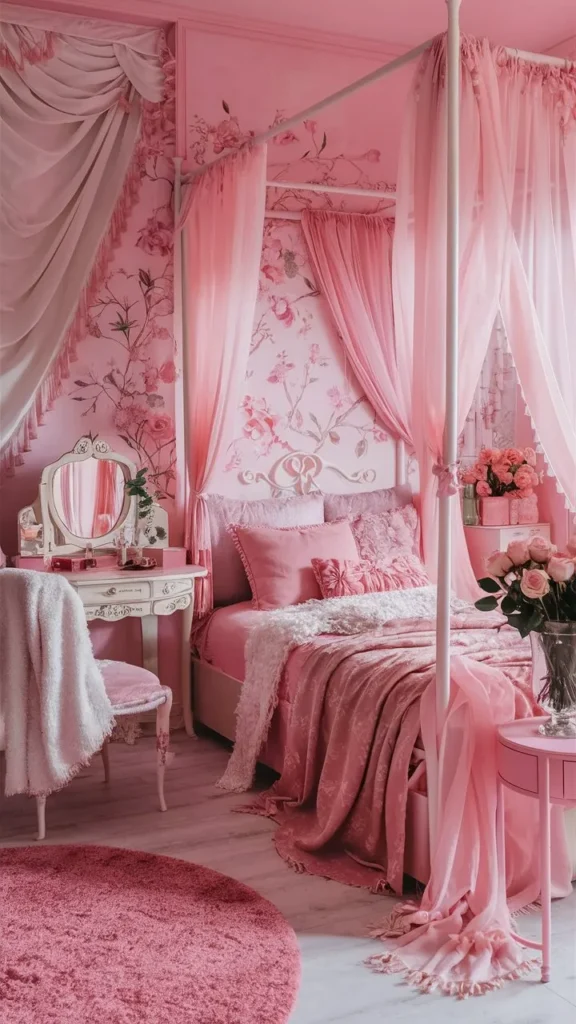 30+ Images of Bedroom Ideas Aesthetic Pink: Dreamy, Cozy, and Chic Inspiration