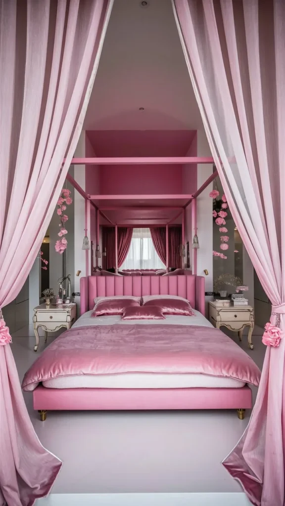 30+ Images of Bedroom Ideas Aesthetic Pink: Dreamy, Cozy, and Chic Inspiration