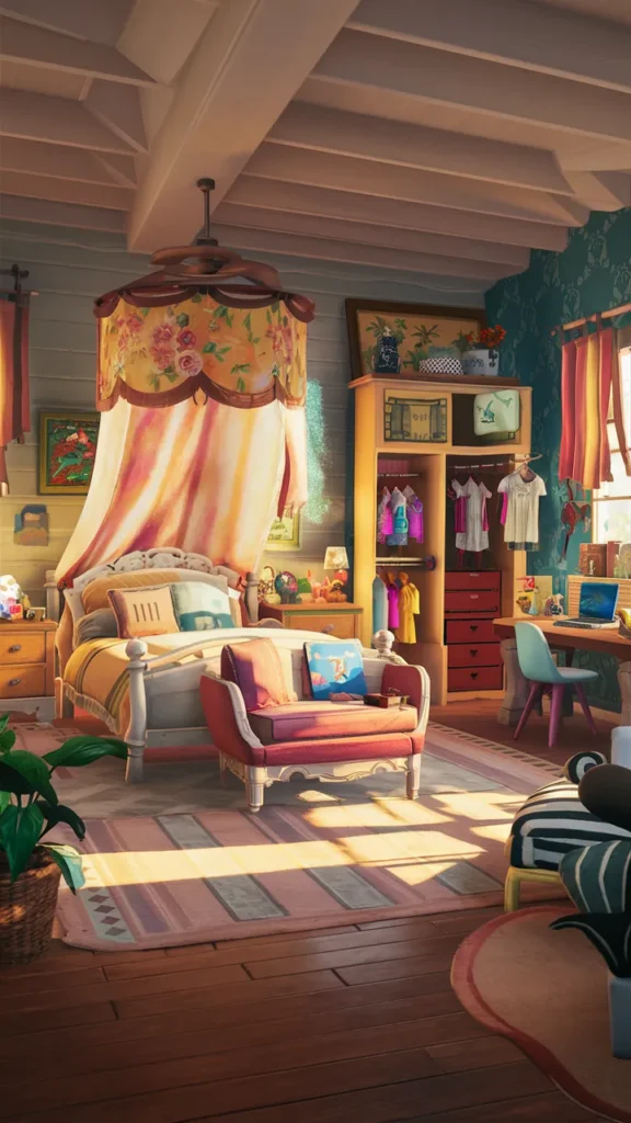 30+ Images of Inspiring Bedroom Ideas in Animal Crossing: New Horizons (ACNH)