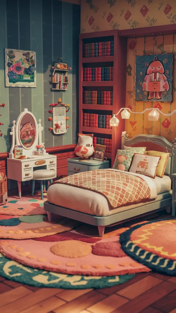 30+ Images of Inspiring Bedroom Ideas in Animal Crossing: New Horizons (ACNH)