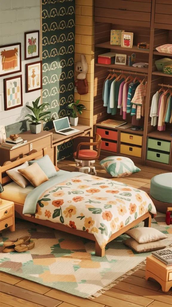 30+ Images of Inspiring Bedroom Ideas in Animal Crossing: New Horizons (ACNH)