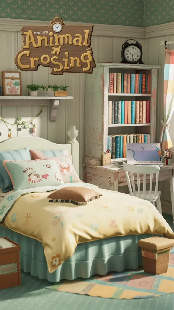 30+ Images of Inspiring Bedroom Ideas in Animal Crossing: New Horizons (ACNH)