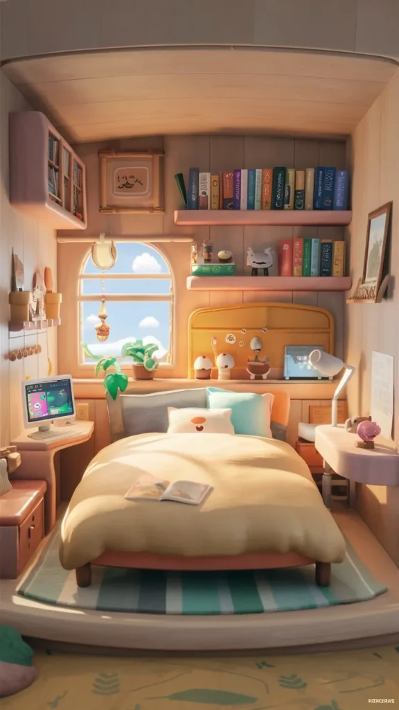 30+ Images of Inspiring Bedroom Ideas in Animal Crossing: New Horizons (ACNH)