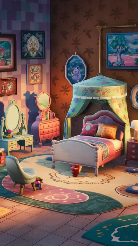 30+ Images of Inspiring Bedroom Ideas in Animal Crossing: New Horizons (ACNH)