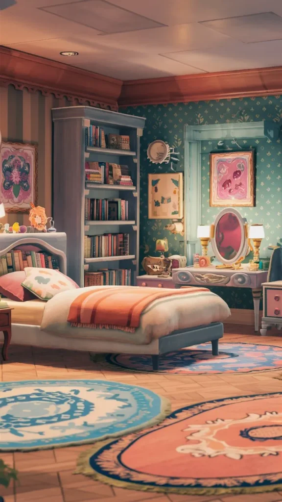 30+ Images of Inspiring Bedroom Ideas in Animal Crossing: New Horizons (ACNH)