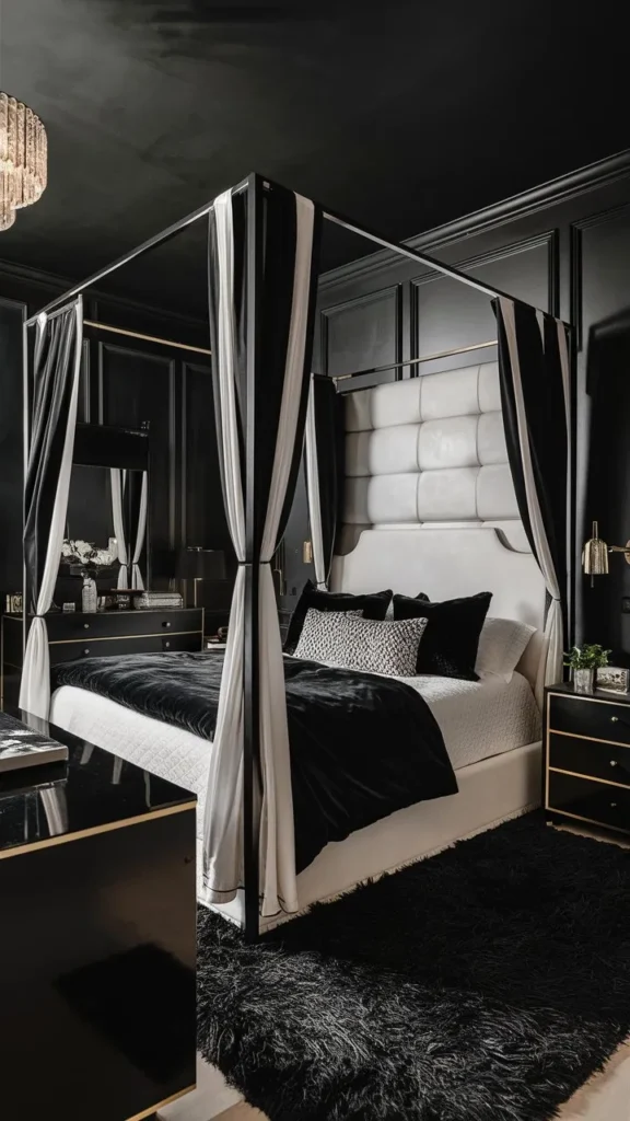 30+ Images of Bedroom Ideas in Black for a Sophisticated Touch