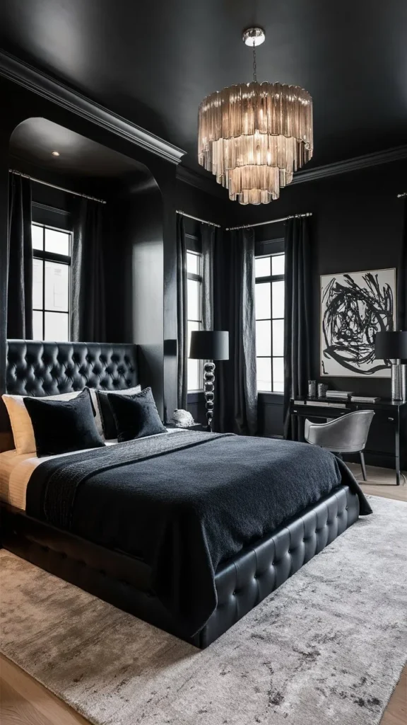 30+ Images of Bedroom Ideas in Black for a Sophisticated Touch