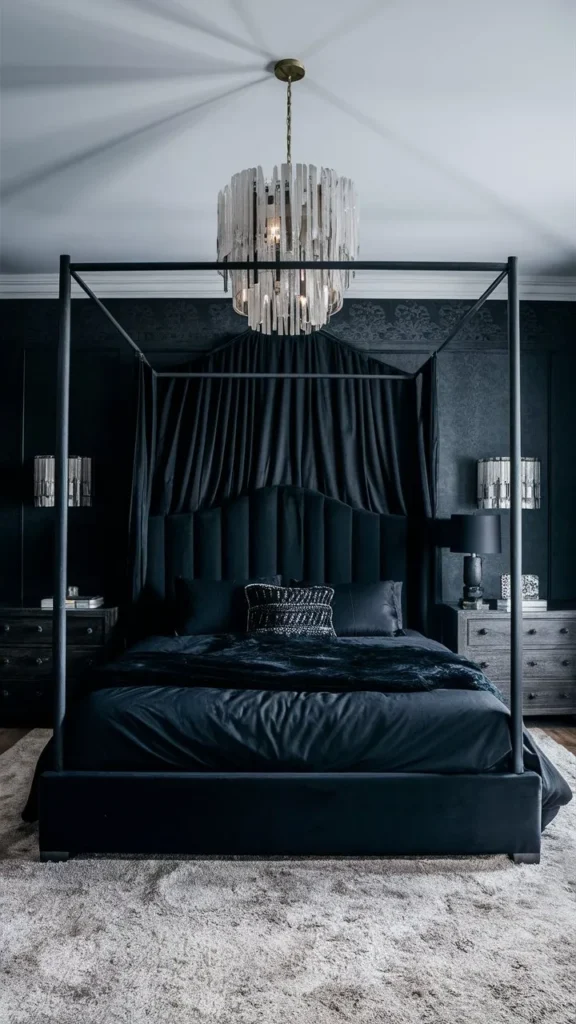 30+ Images of Bedroom Ideas in Black for a Sophisticated Touch