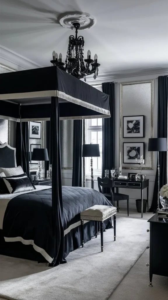 30+ Images of Bedroom Ideas in Black for a Sophisticated Touch