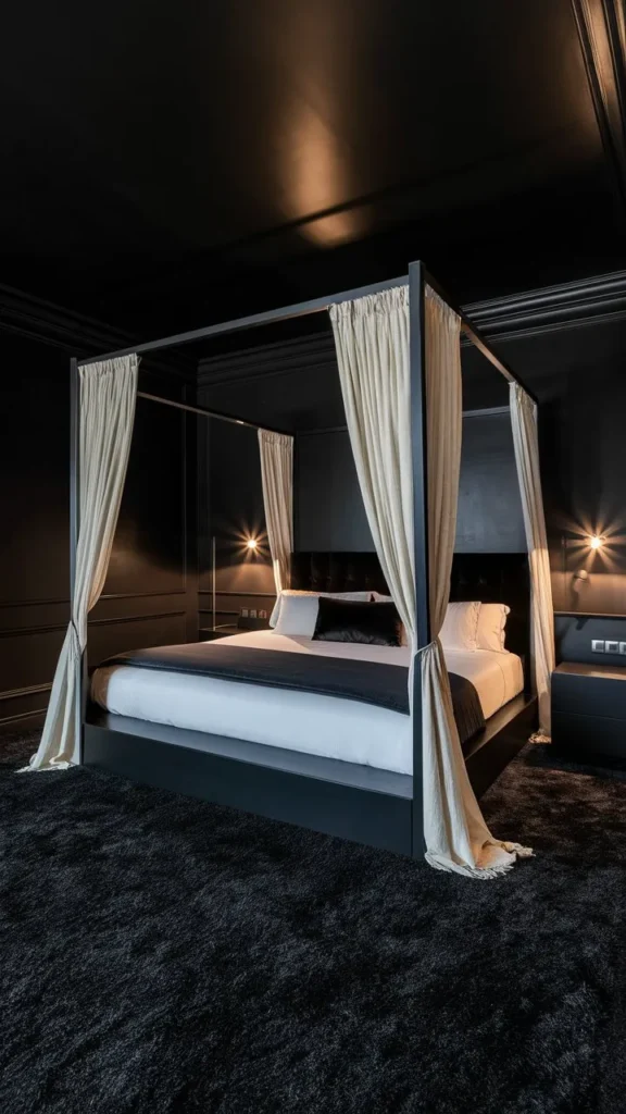 30+ Images of Bedroom Ideas in Black for a Sophisticated Touch