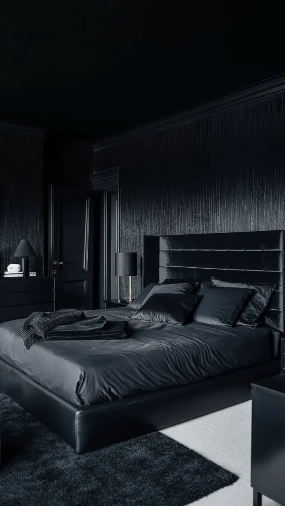 30+ Images of Bedroom Ideas in Black for a Sophisticated Touch