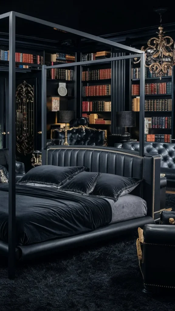 30+ Images of Bedroom Ideas in Black for a Sophisticated Touch