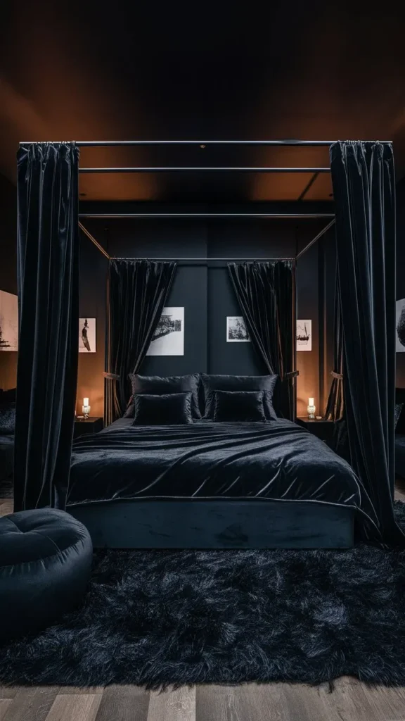 30+ Images of Bedroom Ideas in Black for a Sophisticated Touch