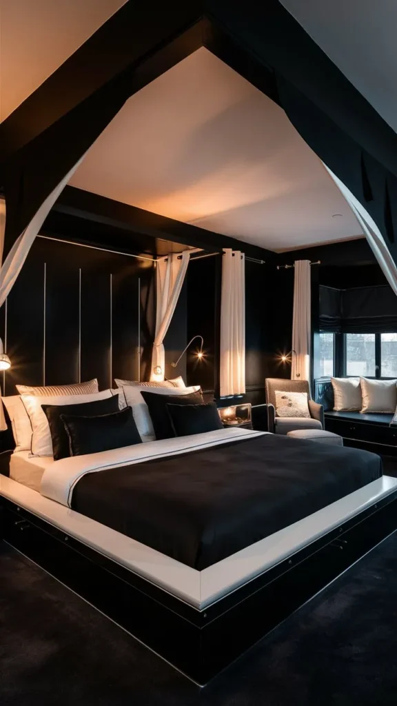 30+ Images of Bedroom Ideas in Black for a Sophisticated Touch