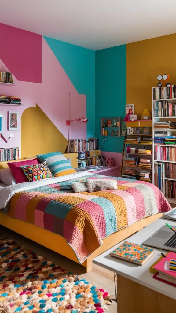 30+ Images of Colorful Bedroom Ideas to Brighten Your Space