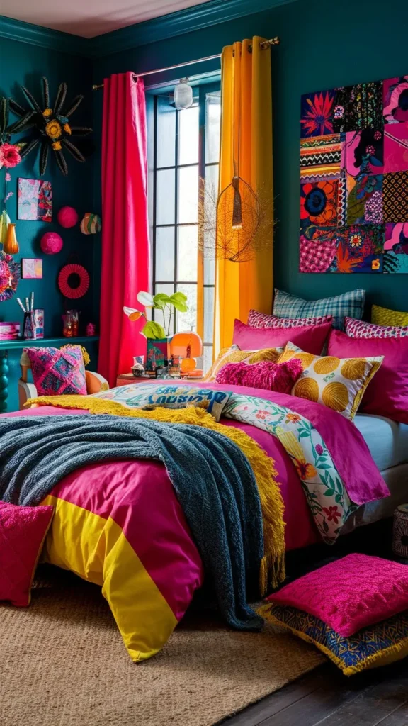 30+ Images of Colorful Bedroom Ideas to Brighten Your Space