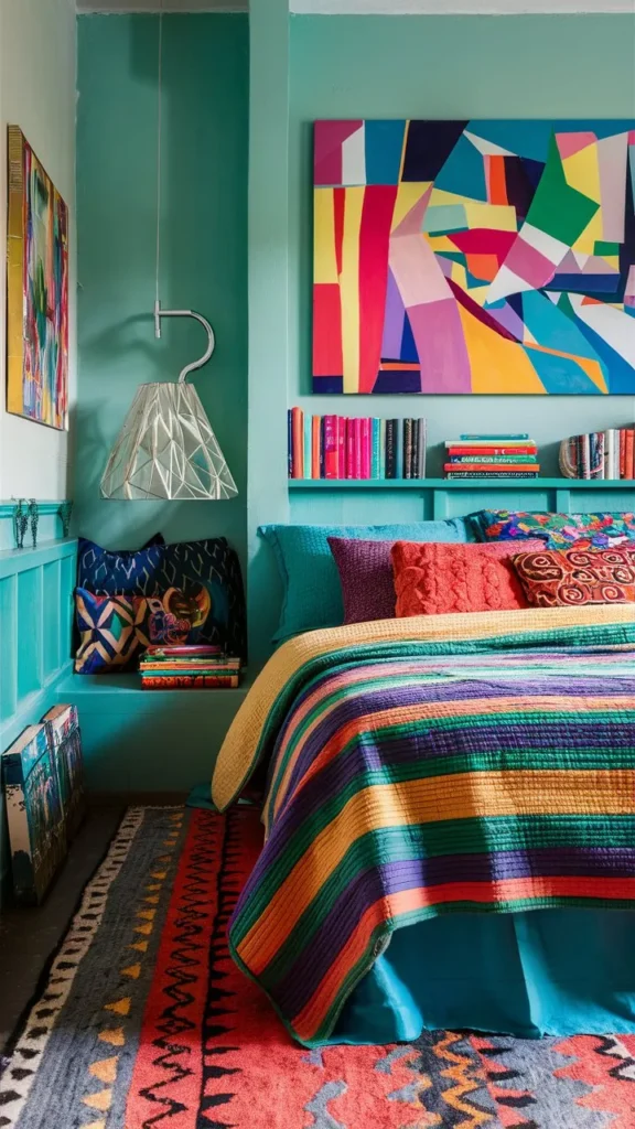 30+ Images of Colorful Bedroom Ideas to Brighten Your Space