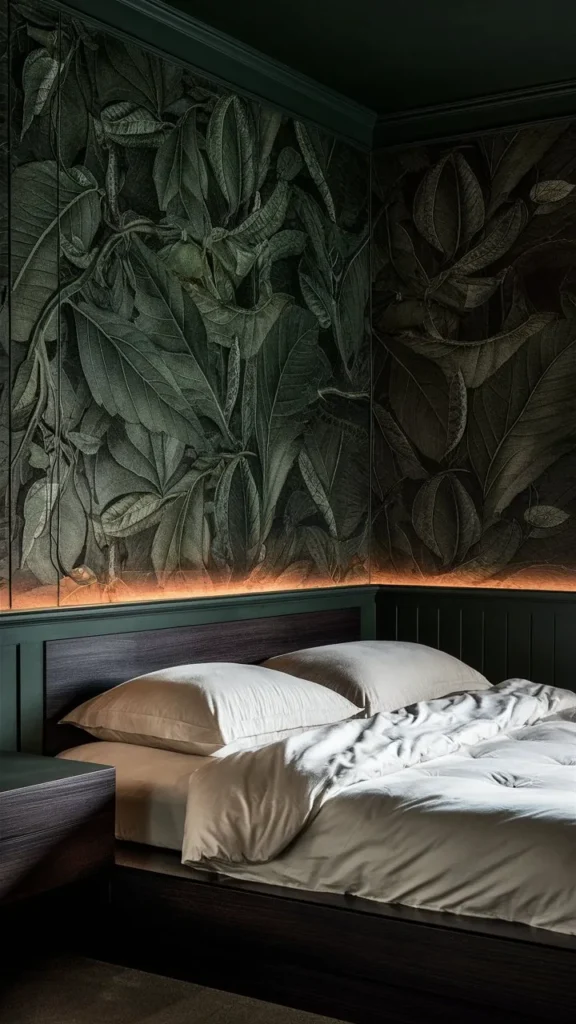 30+ Images of Dark Green Bedroom Ideas for a Bold and Serene Space