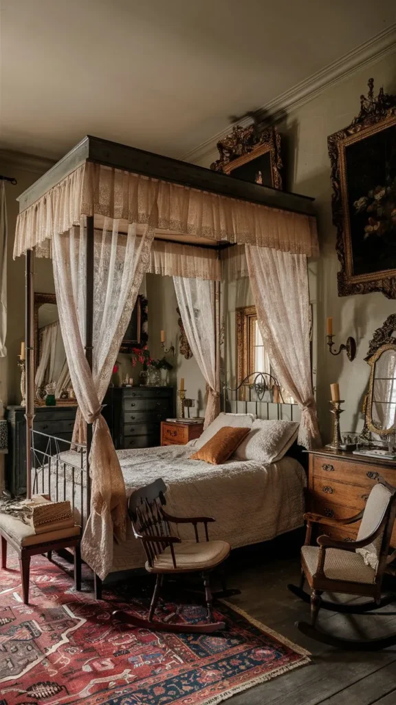 30+ Images of Timeless Antique Bedroom Ideas for Vintage Lovers