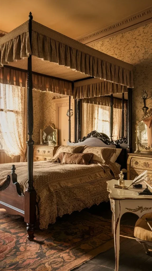 30+ Images of Timeless Antique Bedroom Ideas for Vintage Lovers