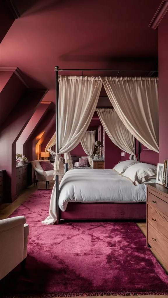 30+ Images of Stunning Burgundy Bedroom Ideas for a Bold and Cozy Space