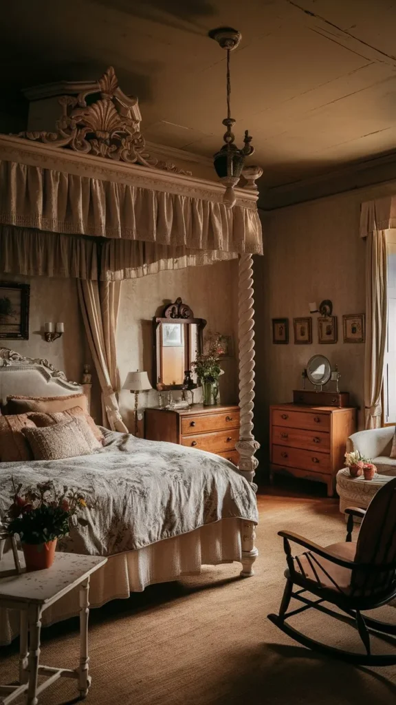 30+ Images of Timeless Antique Bedroom Ideas for Vintage Lovers