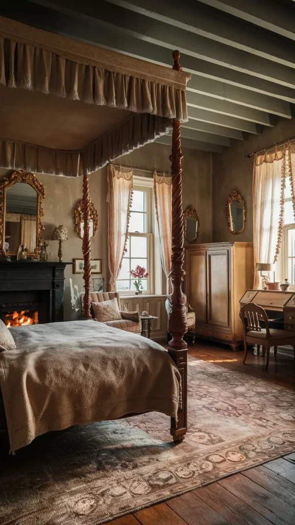 30+ Images of Timeless Antique Bedroom Ideas for Vintage Lovers