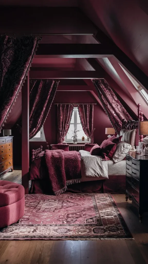 30+ Images of Stunning Burgundy Bedroom Ideas for a Bold and Cozy Space