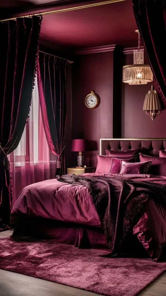 30+ Images of Stunning Burgundy Bedroom Ideas for a Bold and Cozy Space