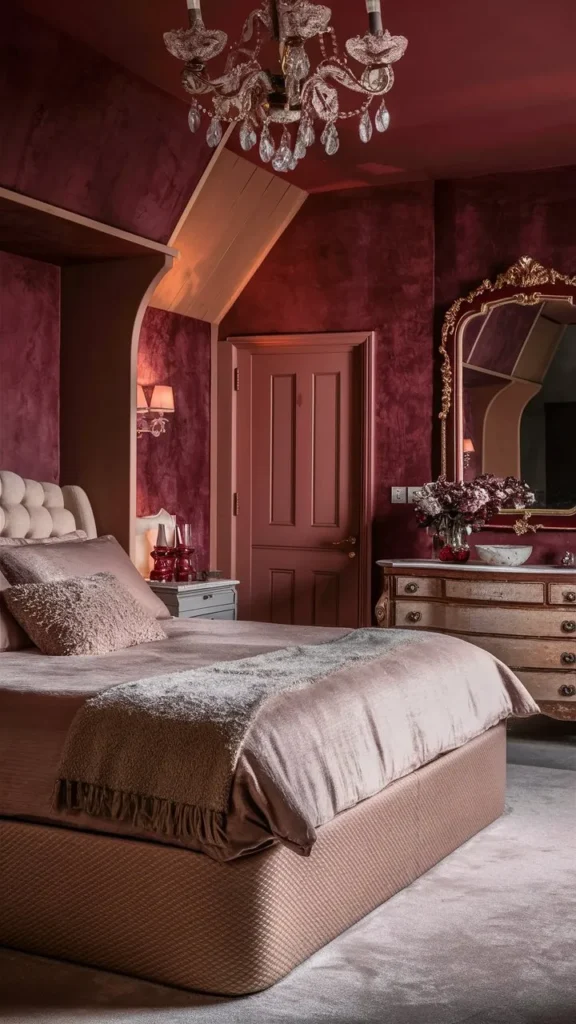 30+ Images of Stunning Burgundy Bedroom Ideas for a Bold and Cozy Space