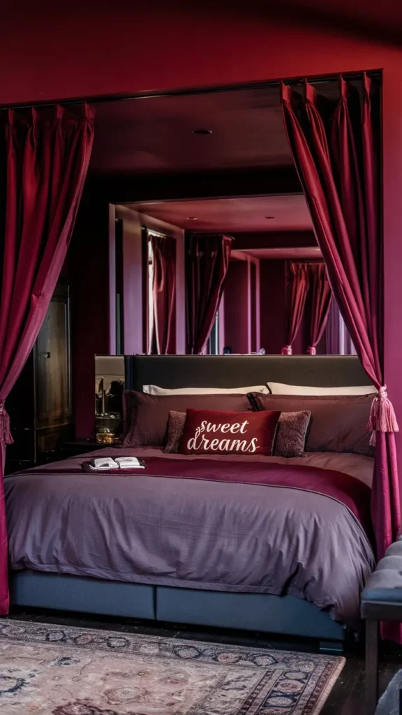 30+ Images of Stunning Burgundy Bedroom Ideas for a Bold and Cozy Space