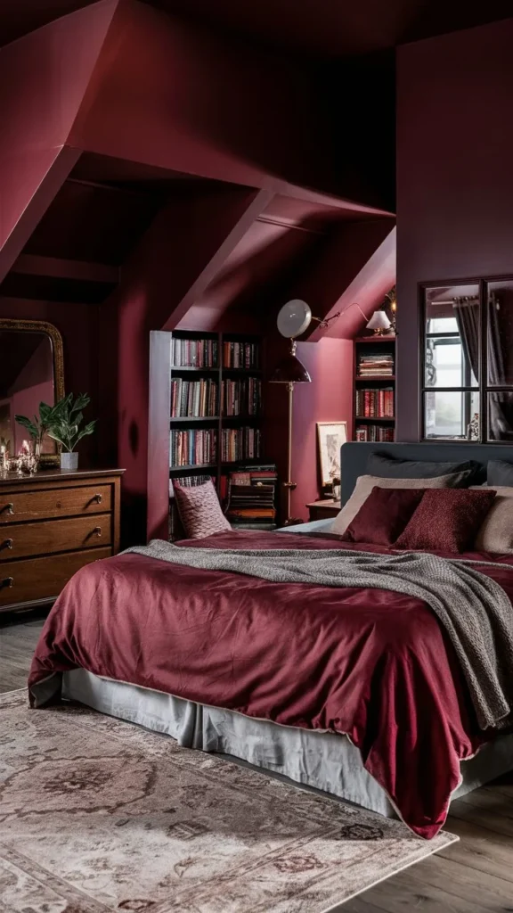 30+ Images of Stunning Burgundy Bedroom Ideas for a Bold and Cozy Space