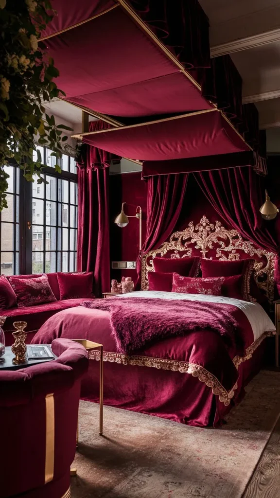 30+ Images of Stunning Burgundy Bedroom Ideas for a Bold and Cozy Space