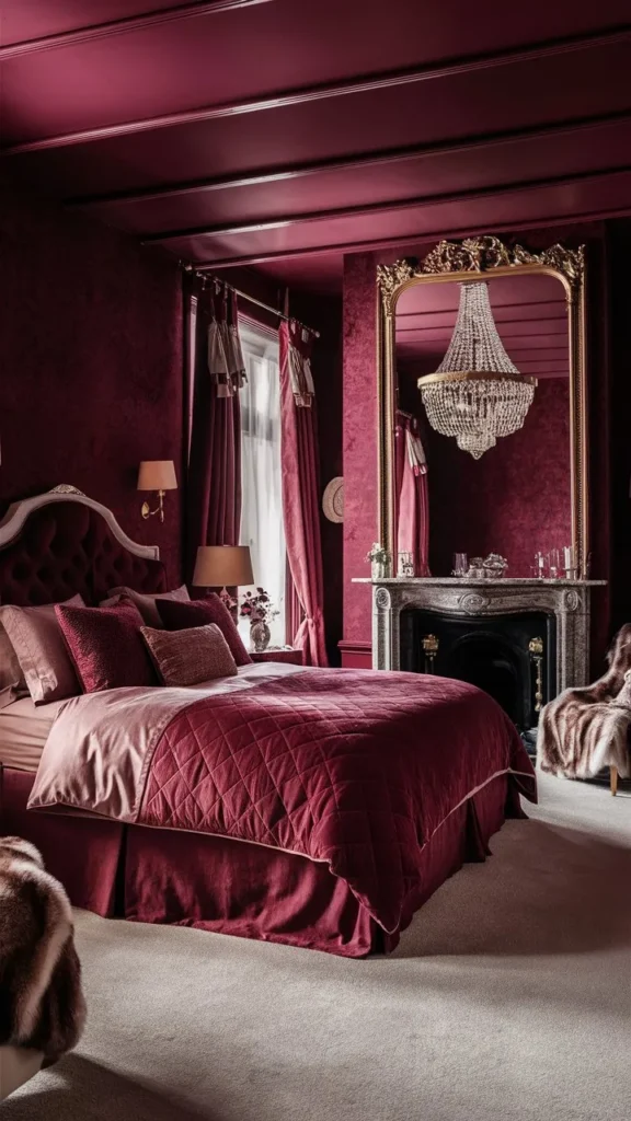 30+ Images of Stunning Burgundy Bedroom Ideas for a Bold and Cozy Space