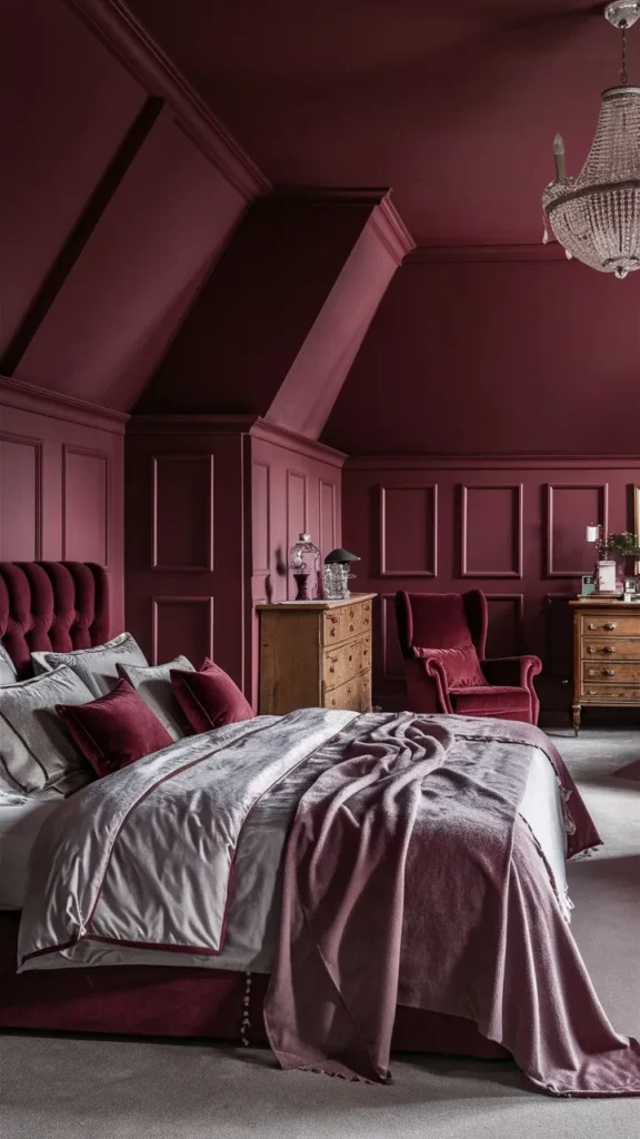 30+ Images of Stunning Burgundy Bedroom Ideas for a Bold and Cozy Space