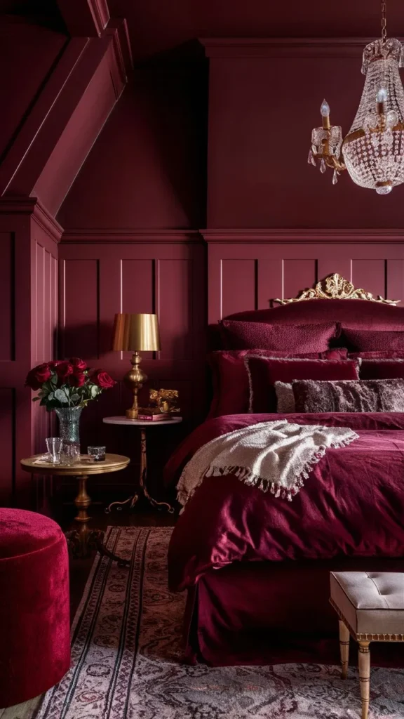 30+ Images of Stunning Burgundy Bedroom Ideas for a Bold and Cozy Space