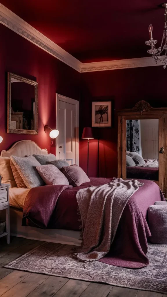 30+ Images of Stunning Burgundy Bedroom Ideas for a Bold and Cozy Space