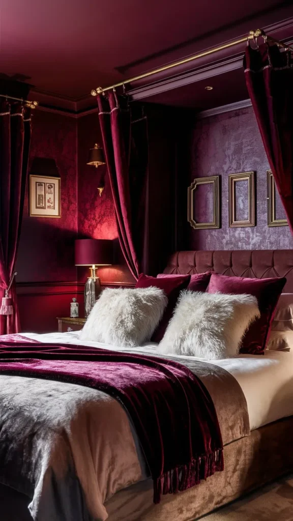 30+ Images of Stunning Burgundy Bedroom Ideas for a Bold and Cozy Space