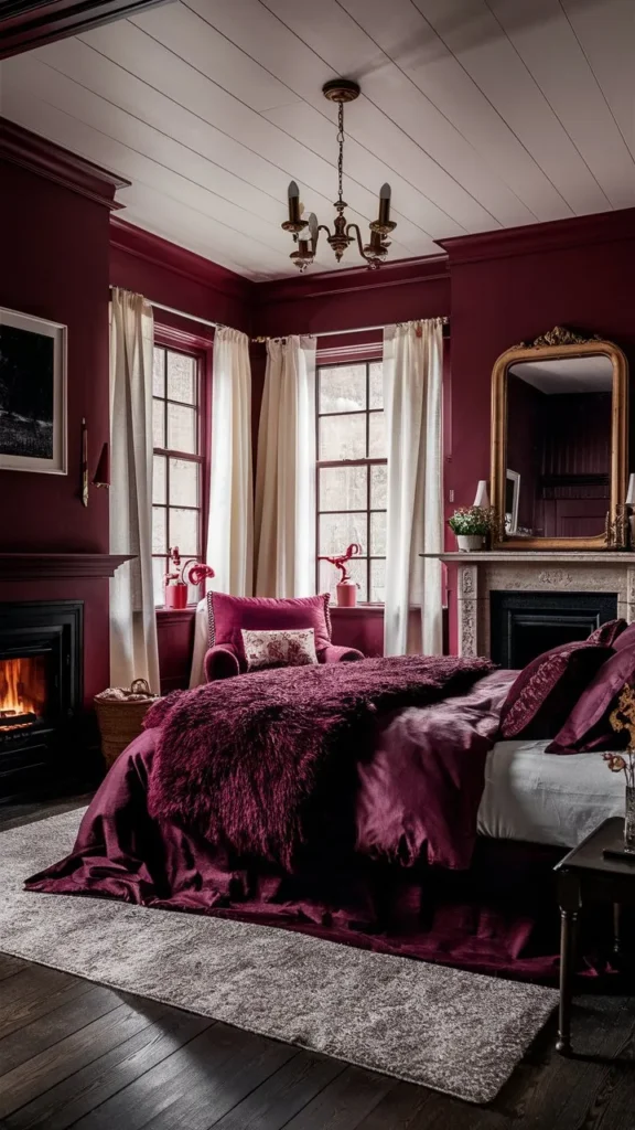 30+ Images of Stunning Burgundy Bedroom Ideas for a Bold and Cozy Space