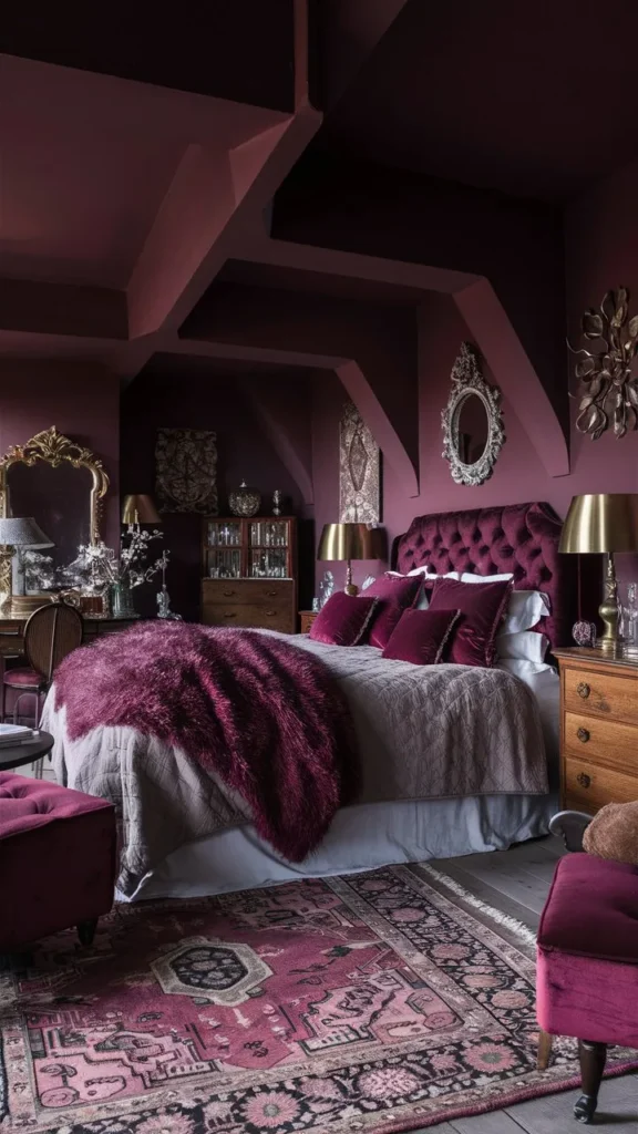 30+ Images of Stunning Burgundy Bedroom Ideas for a Bold and Cozy Space