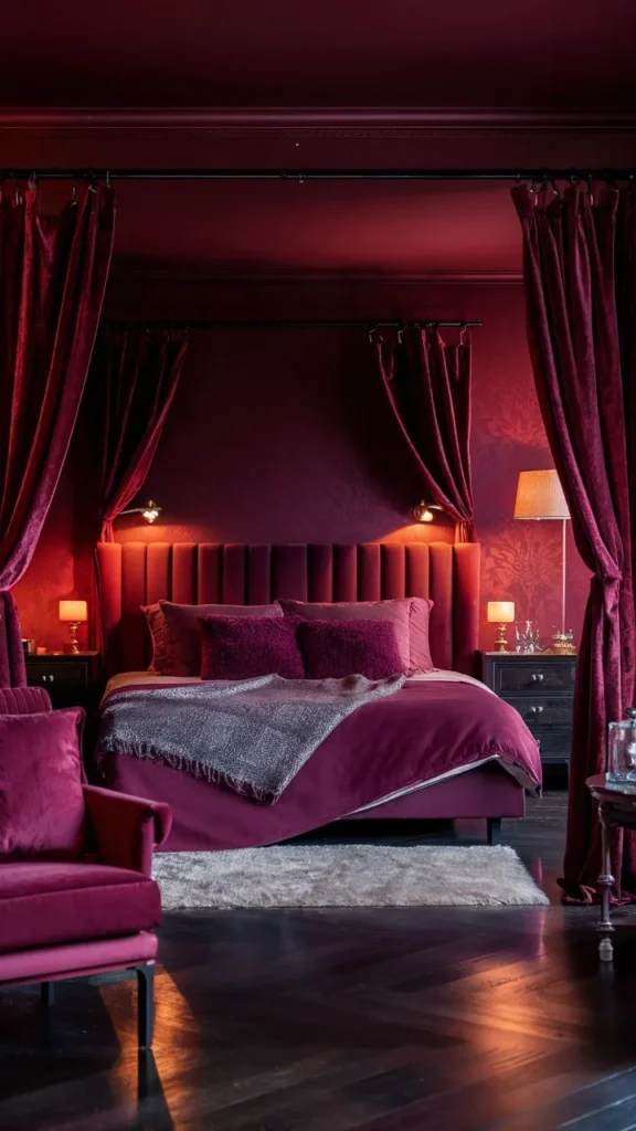 30+ Images of Stunning Burgundy Bedroom Ideas for a Bold and Cozy Space