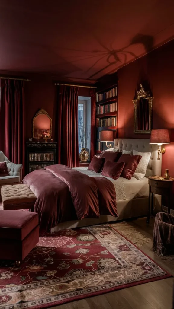 30+ Images of Stunning Burgundy Bedroom Ideas for a Bold and Cozy Space