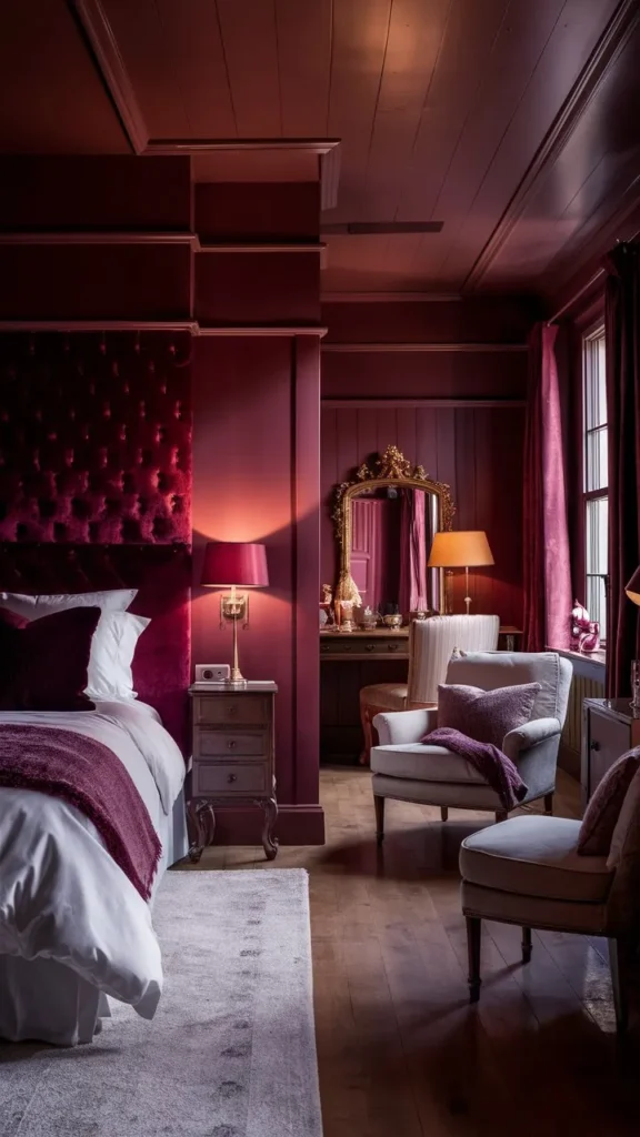 30+ Images of Stunning Burgundy Bedroom Ideas for a Bold and Cozy Space