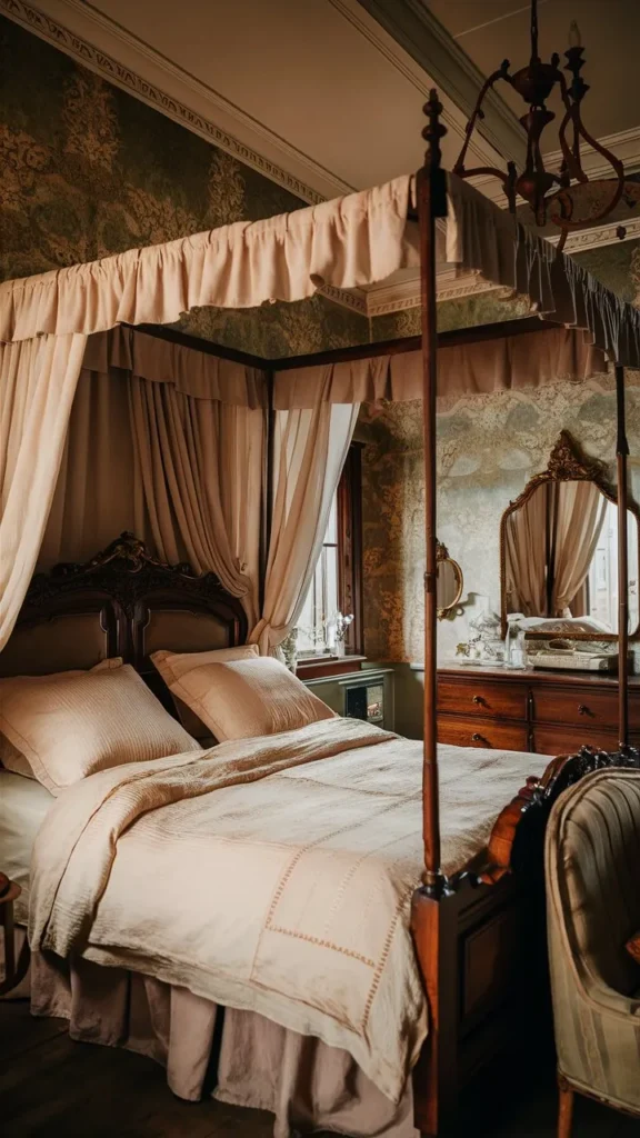 30+ Images of Timeless Antique Bedroom Ideas for Vintage Lovers